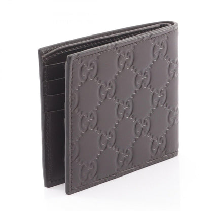 Gucci Billfold Guccissima Dark Brown Leather Bifold — view 2