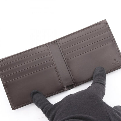 Gucci Billfold Guccissima Dark Brown Leather Bifold — view 3