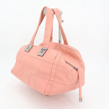 Chanel Caviar Leather CC Logo Choco Bar Handbag — view 6