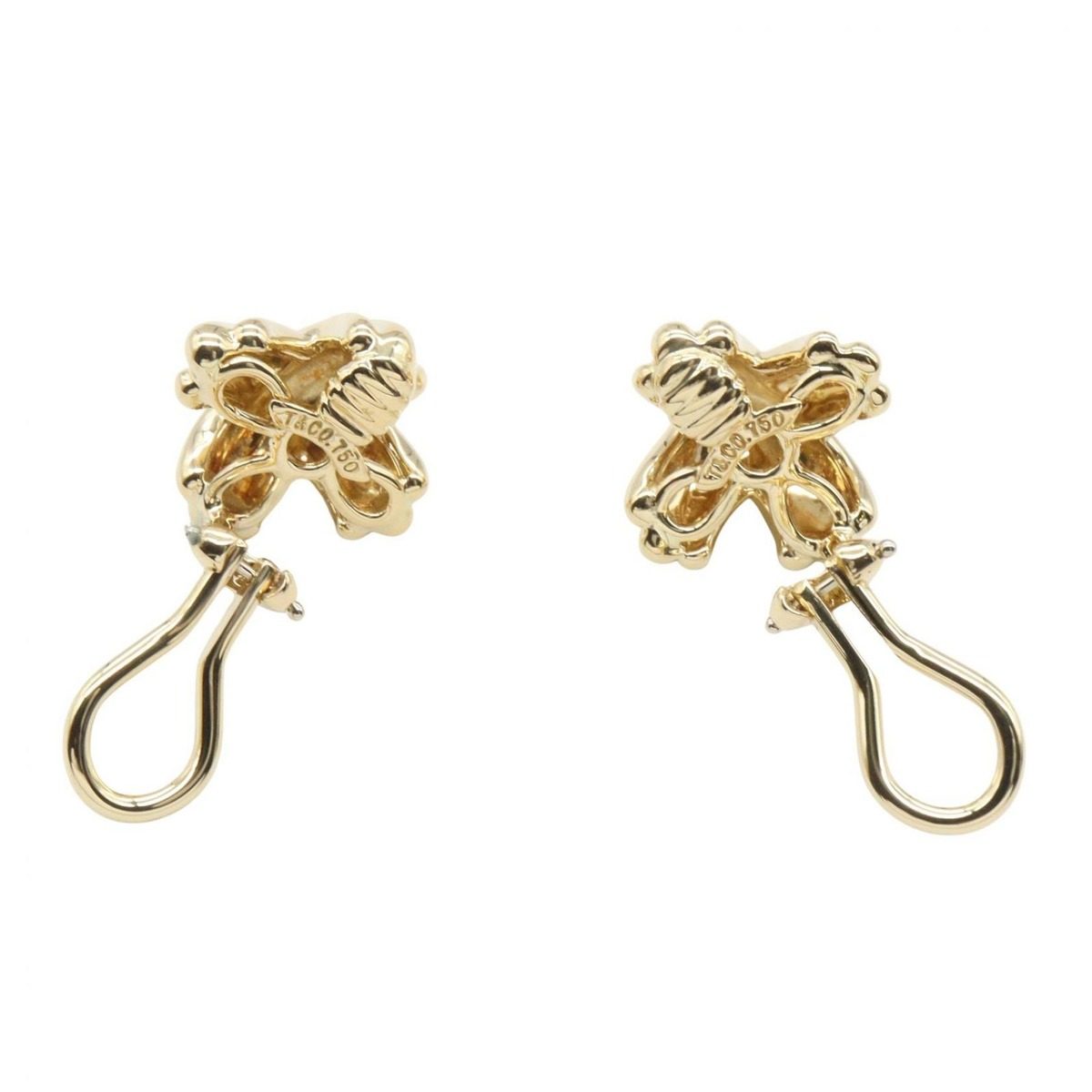 Tiffany & Co Earrings Signature Cross 18k — view 3