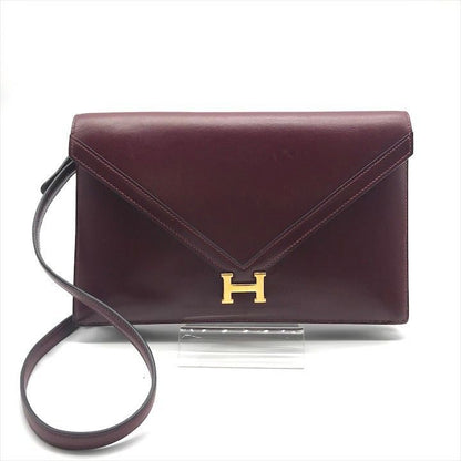 Hermes Liddy Calfskin Shoulder Bag Gold Purse