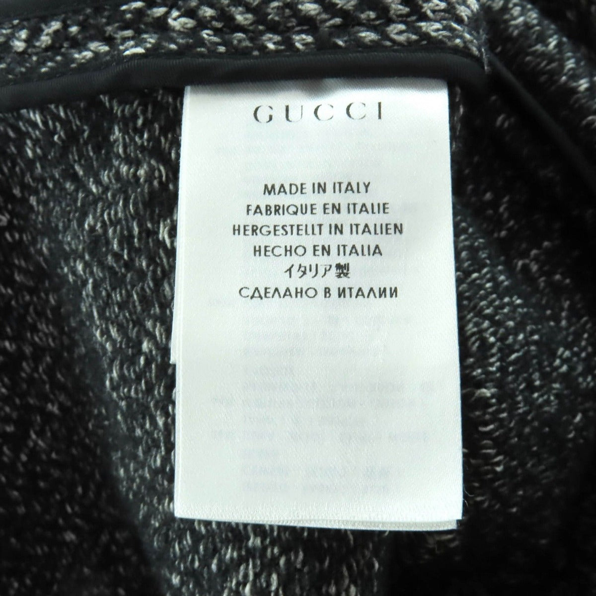 Gucci Wool Cotton Blend Hood Duffel Coat with Toggle Buttons Black — view 9