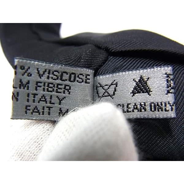 Dior 98% Silk And 1% Polyester Tie Black Fs2223 — view 5