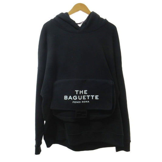Fendi FF Baguette Hoodie L Black