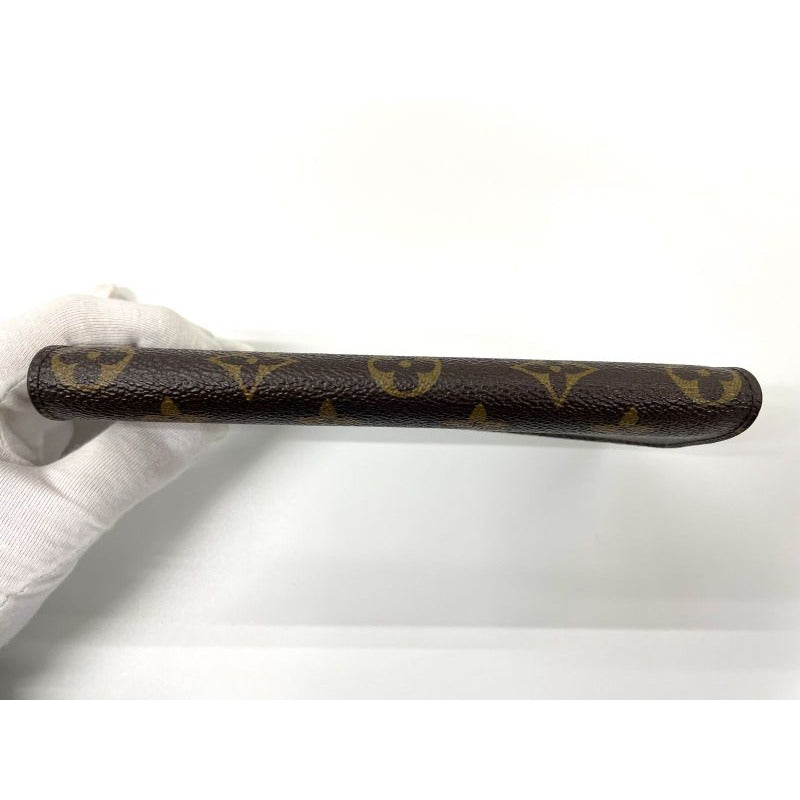 Louis Vuitton Monogram Portefeuille Emilie Zipper Long Wallet Brown — view 3