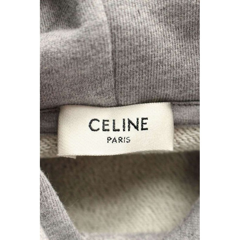 Celine 2 Y88 G670 Q Loose Hoodie with Logo Print — view 3