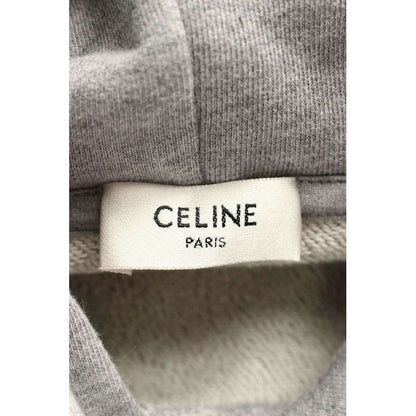 Celine 2 Y88 G670 Q Loose Hoodie with Logo Print — view 3