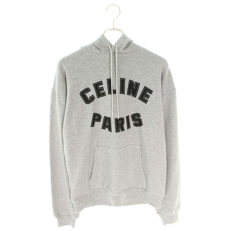 Celine 2 Y88 G670 Q Loose Hoodie with Logo Print