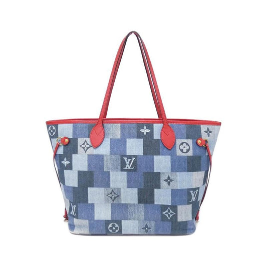 Louis Vuitton Denim Monogram Neverfull MM Bag