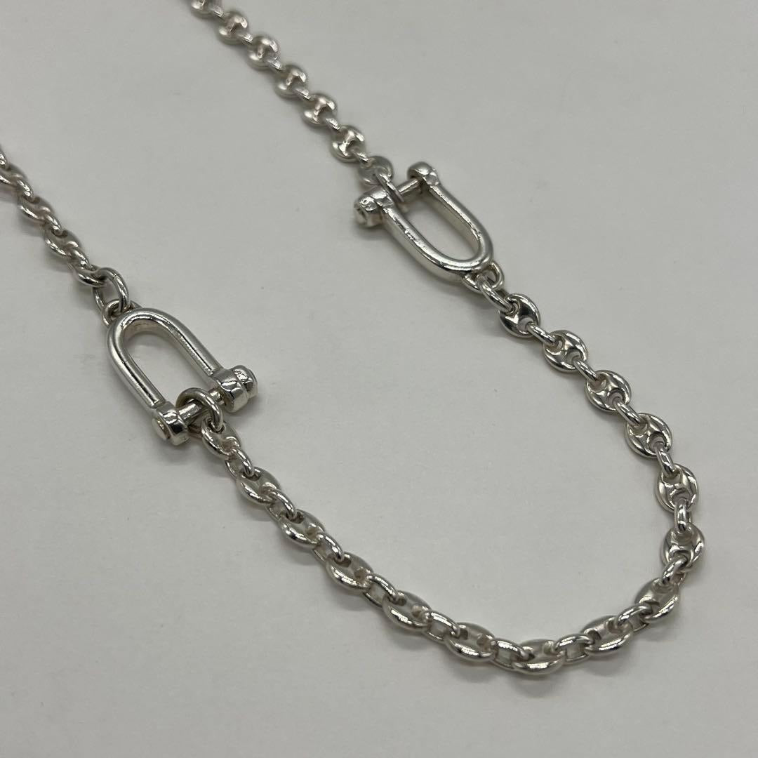 Gucci Anchor Chain Horsebit Necklace Marina