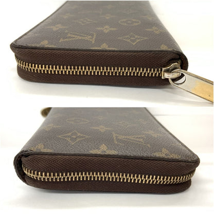 Louis Vuitton Monogram Zippy Organizer Round Zipper Long Wallet M60002 Brown