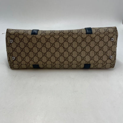 Gucci GG Pattern Supreme Tote A4 Beige Blue — view 10