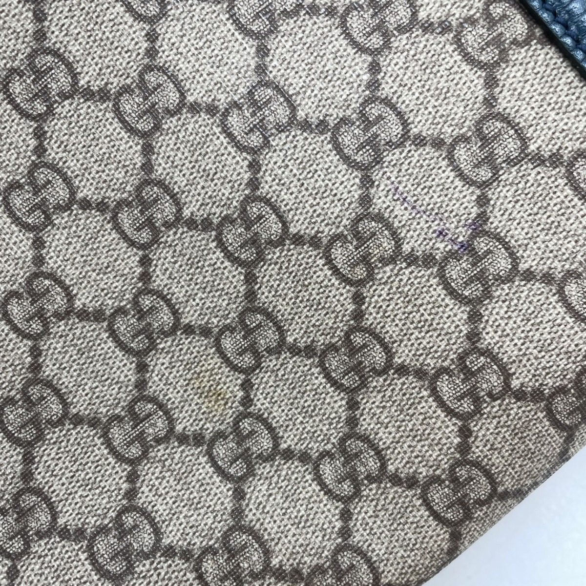 Gucci GG Pattern Supreme Tote A4 Beige Blue — view 15