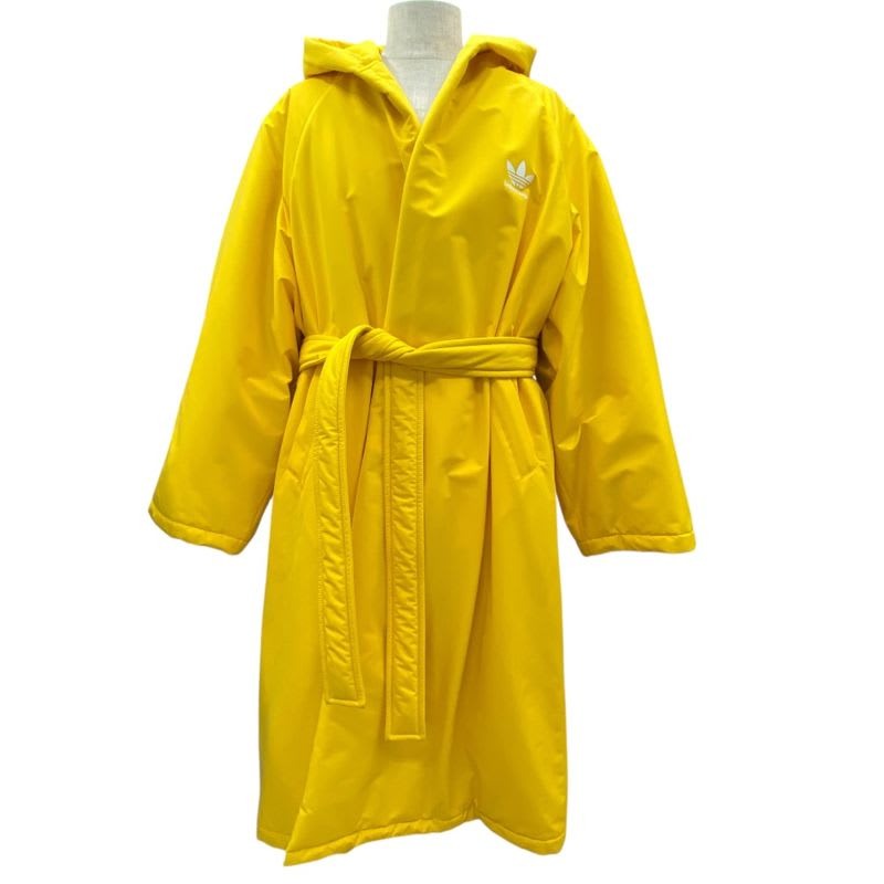 Balenciaga Adidas Belted Bathrobe Coat Outer Yellow 23 SS JP57