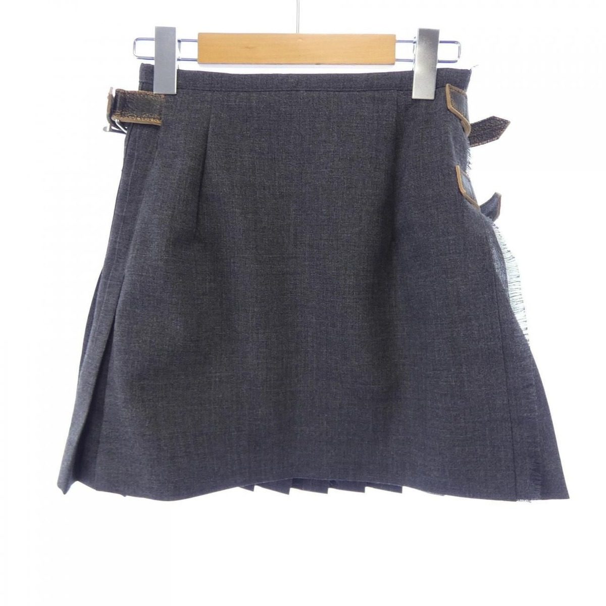 Prada Pleats Lash Stitch Skirt — view 2