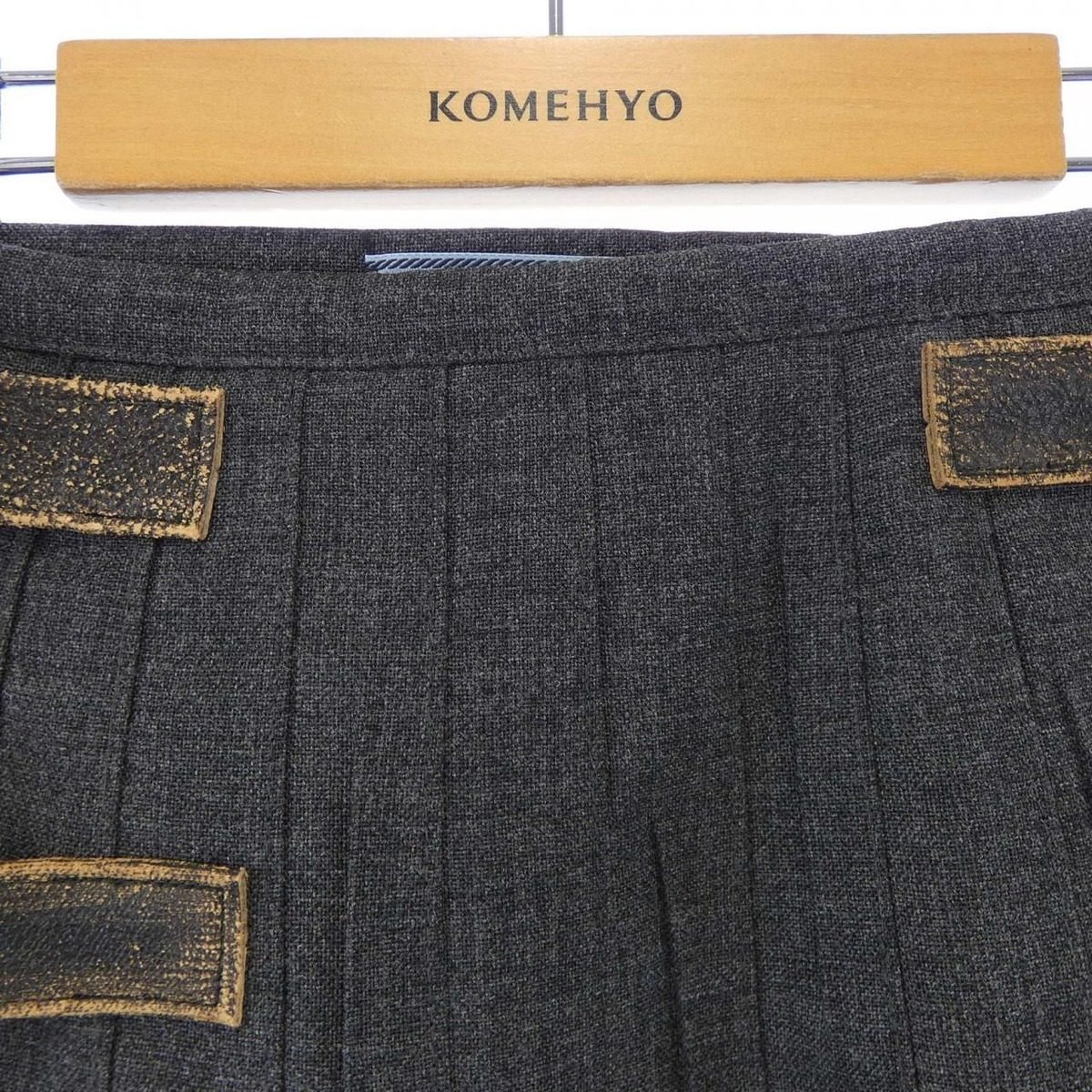 Prada Pleats Lash Stitch Skirt — view 5