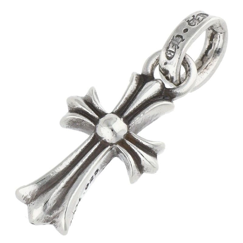 Chrome Hearts Crs Bbyfat Baby Fat Charm Silver Necklace Top