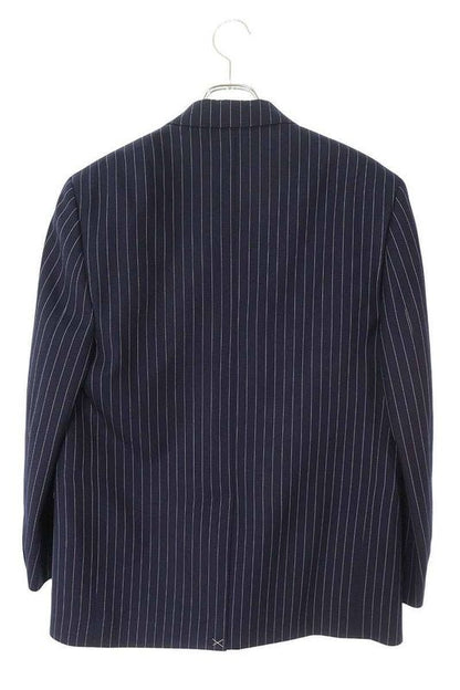 Celine 2v16h399u Striped Double Breasted Jacket Men's 46