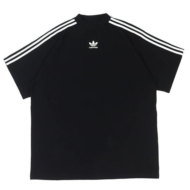 Balenciagaadidas 23 SS 100% Cotton Striped Logo Print