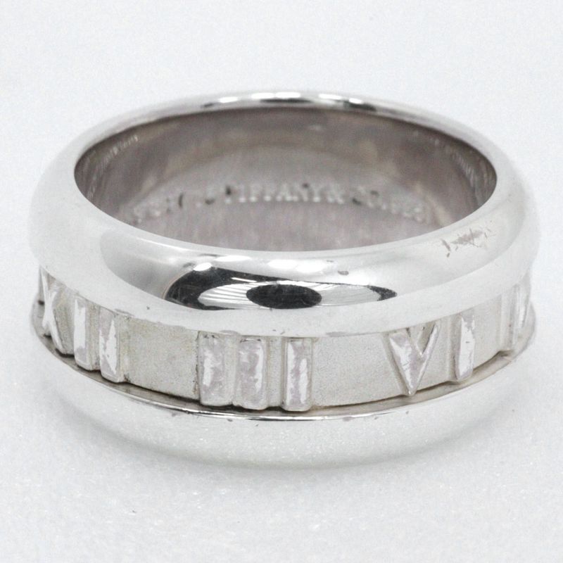 [tiffany & Co] Tiffany & Co Atlas Silver 925 Size 11.5 Ladies 8.8g Ring