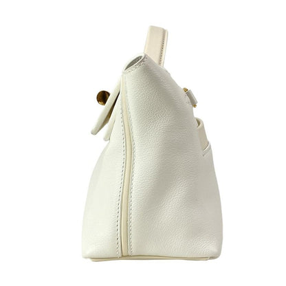Hermes Sac 24/24 Van Cattle Mini 21 White And Nata Gold Hardware
