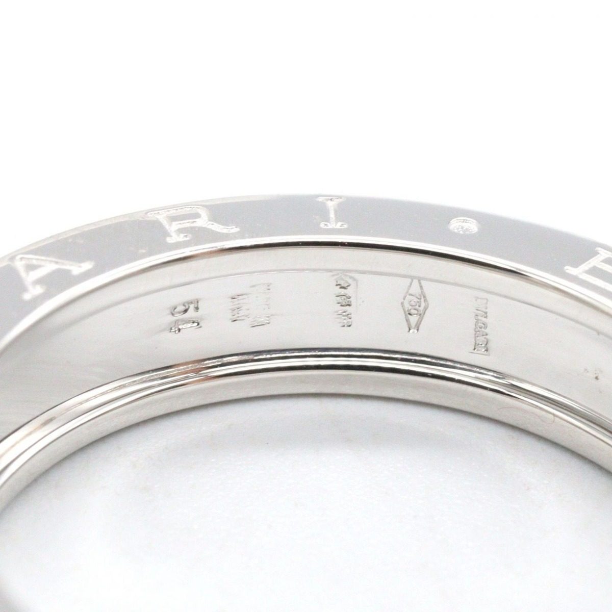 Bvlgari Ring B-zero One Band 18k White Gold — view 5