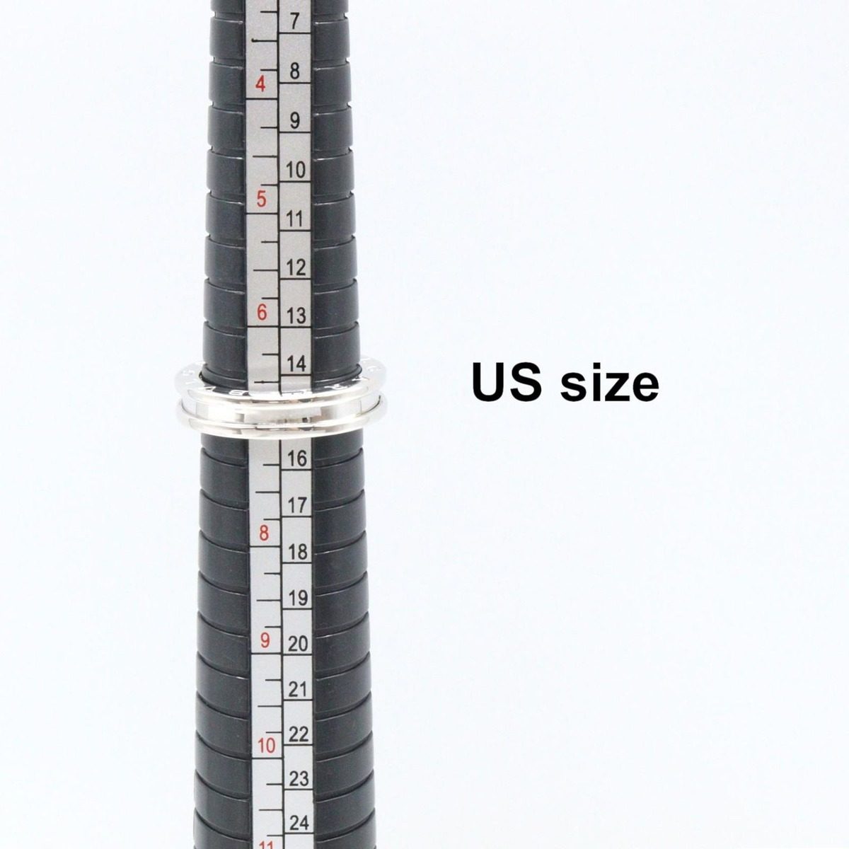 Bvlgari Ring B-zero One Band 18k White Gold — view 7