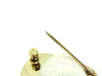 Chanel Coco Mark B22K Canvas Heart Pin Brooch Pin Badge Accessories