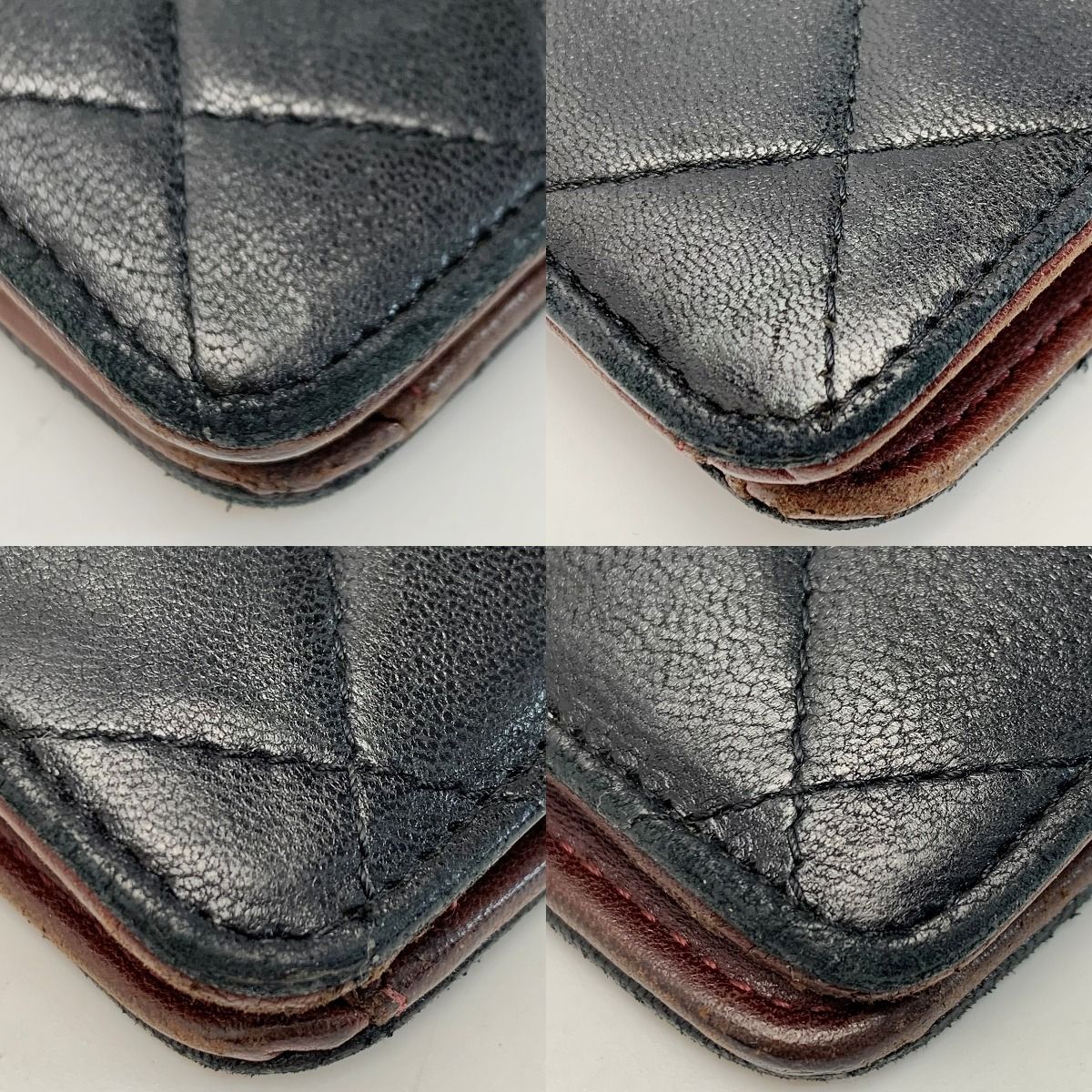 Chanel Matelasse Timeless Classic Svhardware A31509 Black Bifold Long Wallet