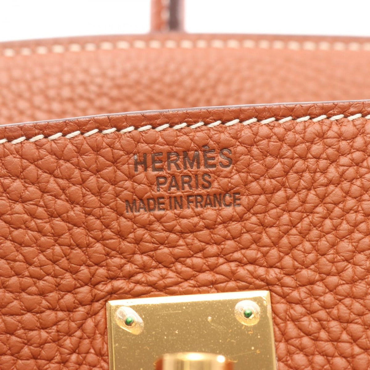 Hermes Handbag Birkin 35 Etrusque Leather — view 4