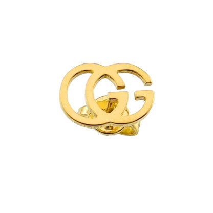 Gucci GG Running Logo Earrings 18k YG Yellow Gold 750 Single Only One Pierced