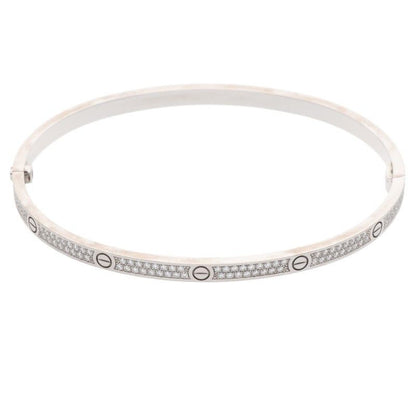 Cartier LOVE Bracelet PAVE Diamonds 18kwg PAVE Diamond Bracelet Men's 19