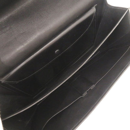 Hermes Vintage Leather Black Handbag Black 1126 Hermes