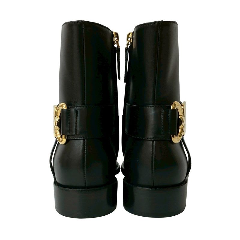 Louis Vuitton Waist Side Line Ankle Boots Logo Hardware