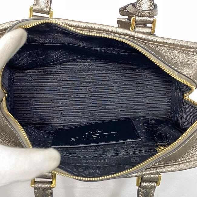 Loewe Handbag Amazona 23 Gold Anagram