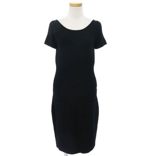 Chanel Knit Dress Black