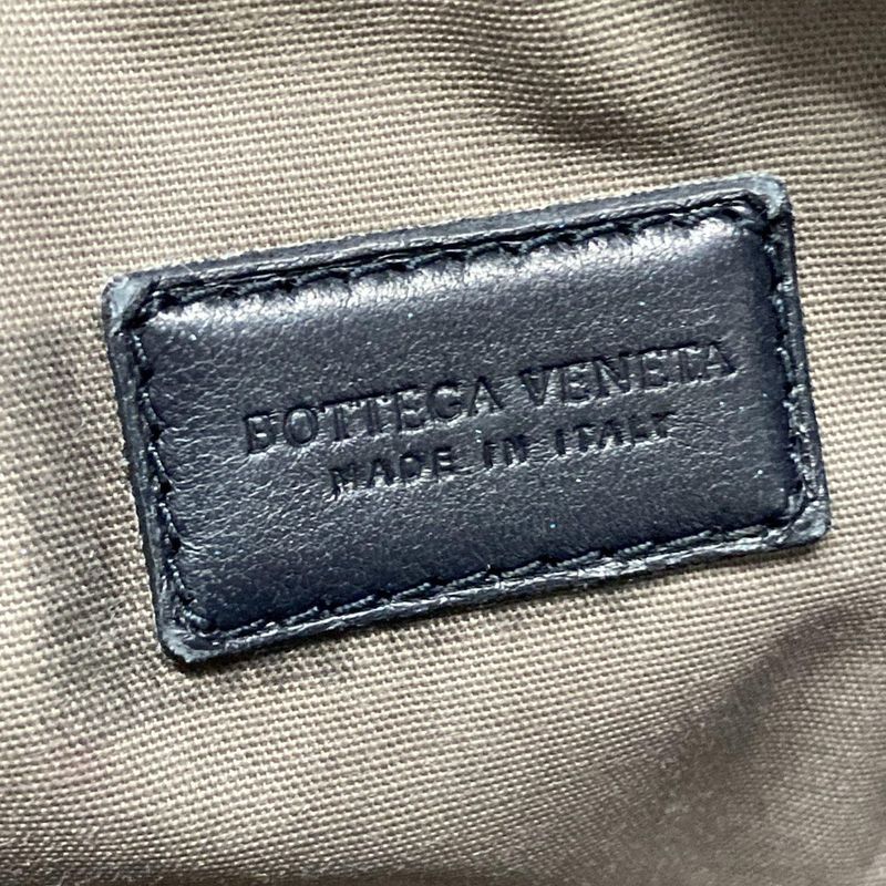 Bottega Veneta Pouch Intrecciato Black Leather