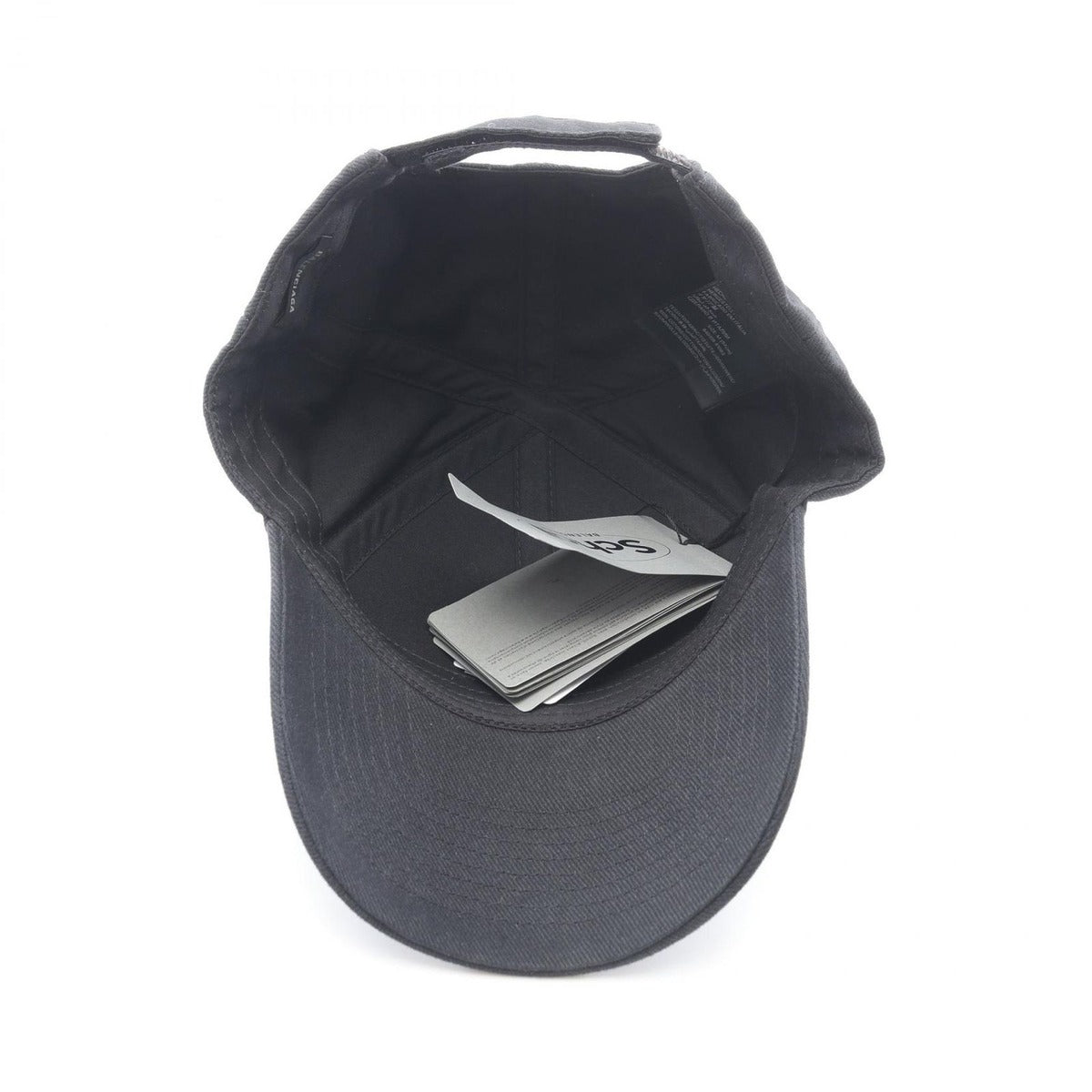 Balenciaga Cap Scholl Black Canvas Hat — view 3