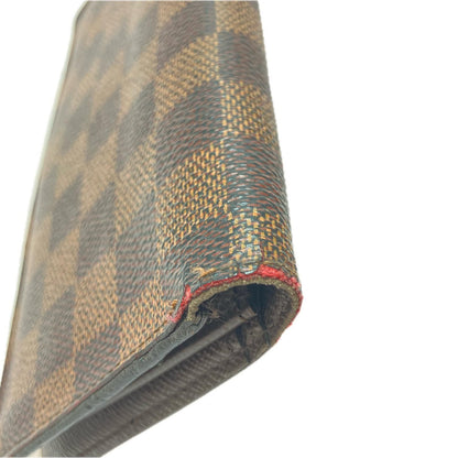 Louis Vuitton Men's Bifold Long Wallet Damier Portefeuille Long Coin Purse