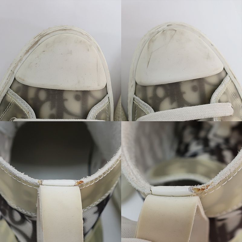 Dior Sneakers - High Cut Oblique White Notation Size 43 27cm (10.63in)
