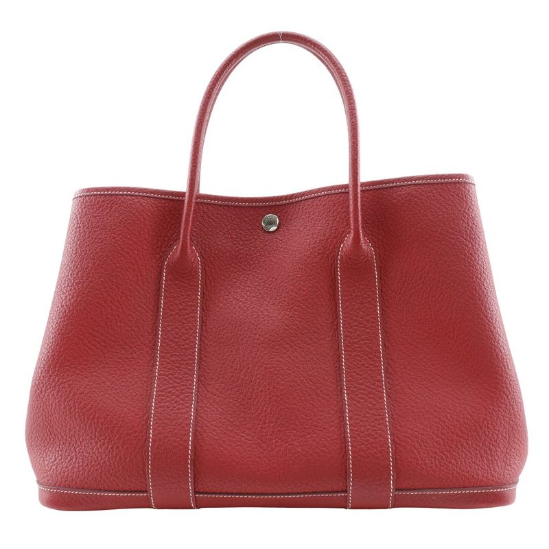 Hermes Garden Party PM Negonda Red □P Ladies Tote Bag