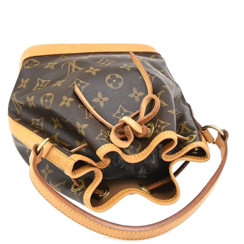 Louis Vuitton Mini Noe Handbag Nano Noe Monogram Leather M42227 631ka826