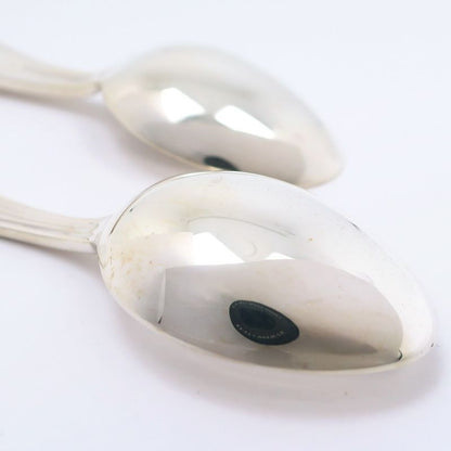 Tiffany & Co Baby Spoons Set Of 2 Bear And Sheep 925 Silver _ Tableware