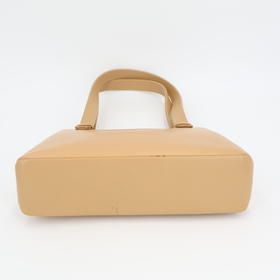 Chanel Logo Tote Shoulder Bag Semi Shoulder Leather