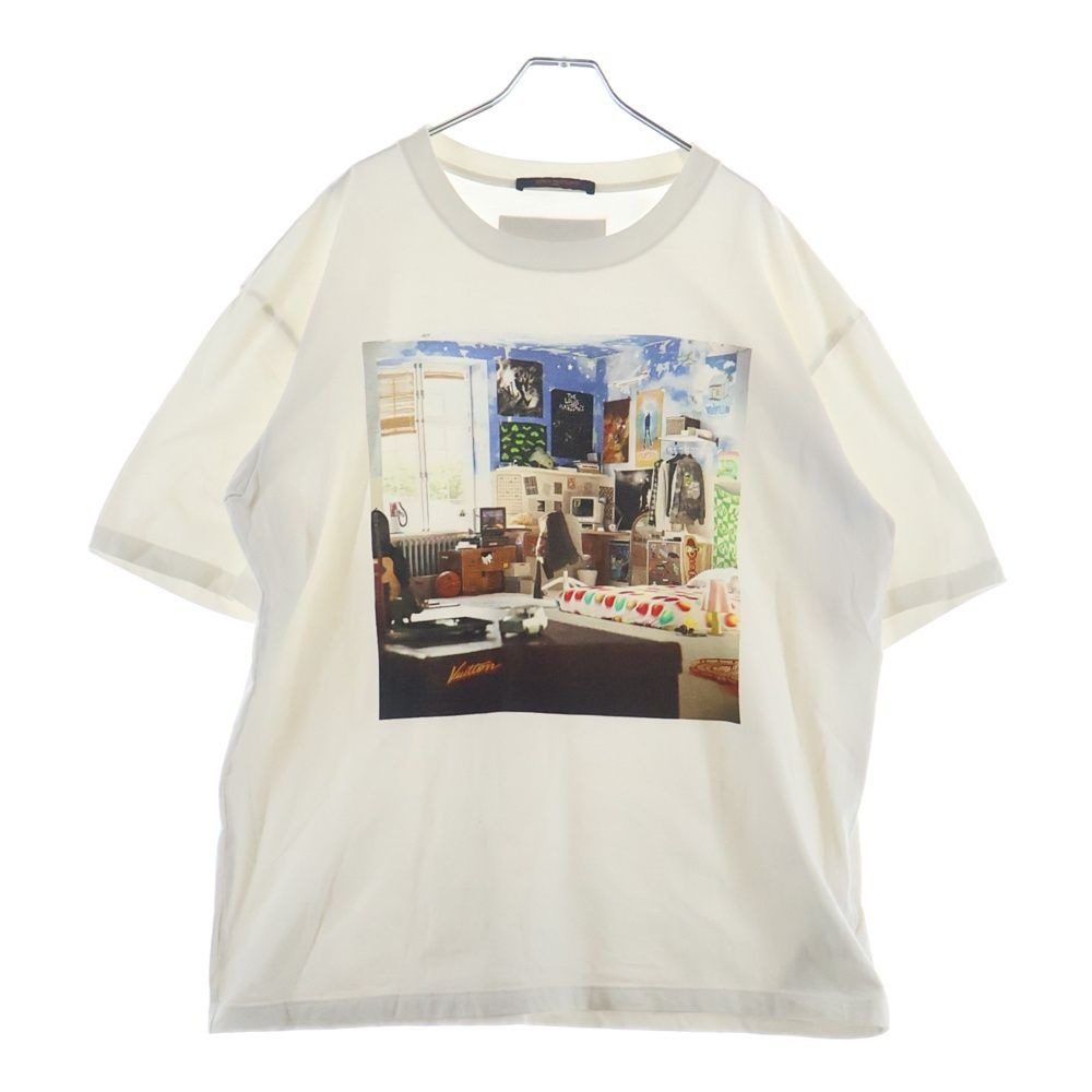 Louis Vuitton Photo Print Short Sleeve T-Shirt White