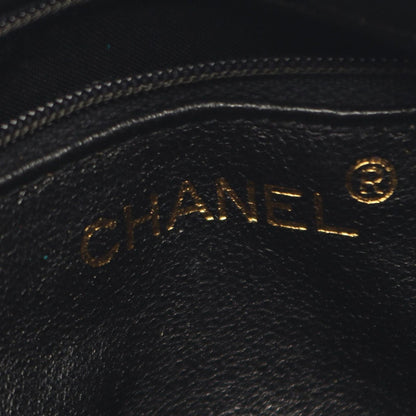 Chanel Shoulder Bag Quilted Purple Fabric Fringe Mini Chain — view 4