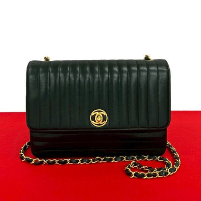 Chanel Mademoiselle Turnlock Hardware Lambskin Chain