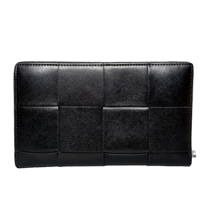 Bottega Veneta Cassette Zip Around Wallet Black — view 2