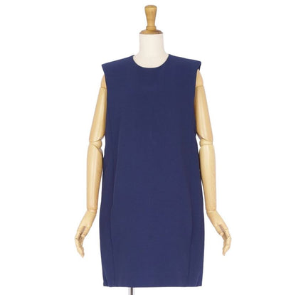 Celine Dress Phoebe Period Sleeveless Zip Up Top Women's 36 (S Equivalent) Navy