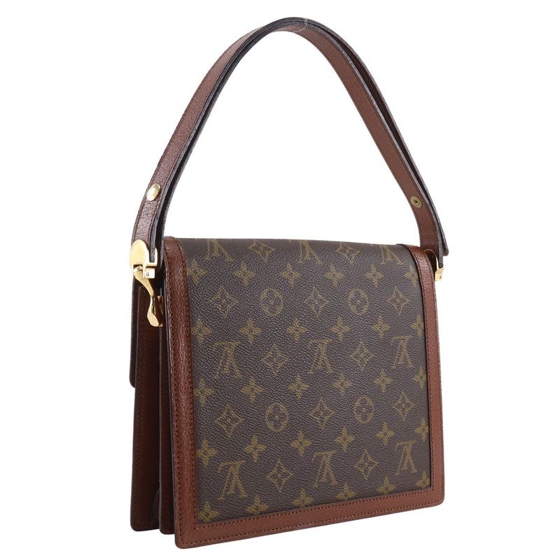 Louis Vuitton Sac Dauphine Vintage M51410 Monogram Canvas Brown Ladies Shoulder
